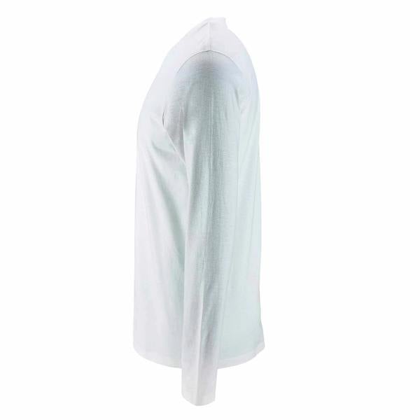 SOLS Mens Imperial Long Sleeve T-Shirt - White