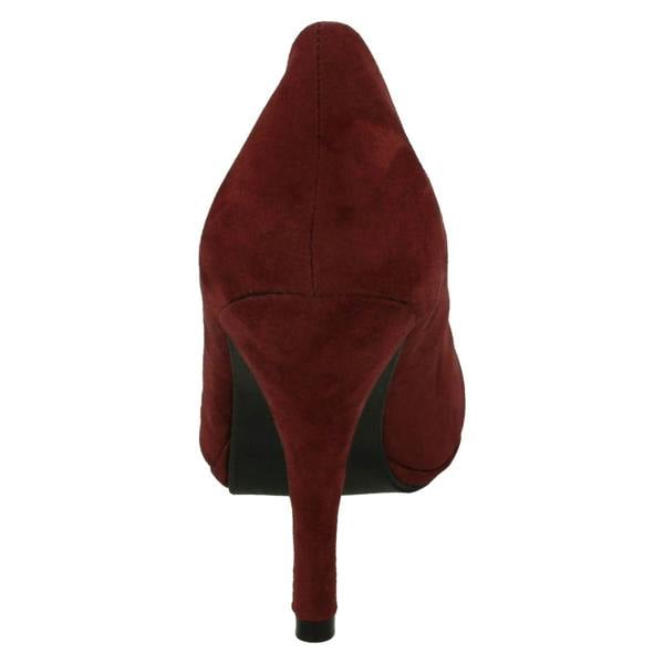 Spot On Ladies Spot On High Heel Pointed Toe Court Shoe