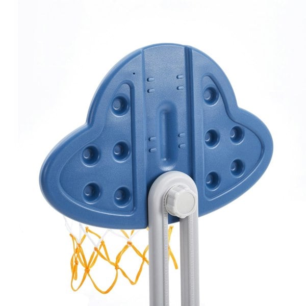 2-in-1 Adjustable Kids Basketball Hoop with Football Goal Kids Basketball Hoops Living and Home