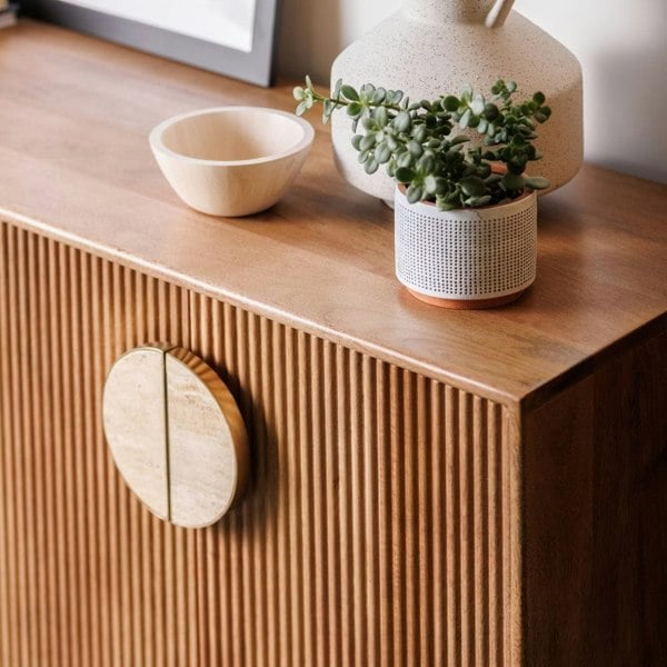 Hemming & Wills Mango Wood Wide Sideboard - Maddison Collection