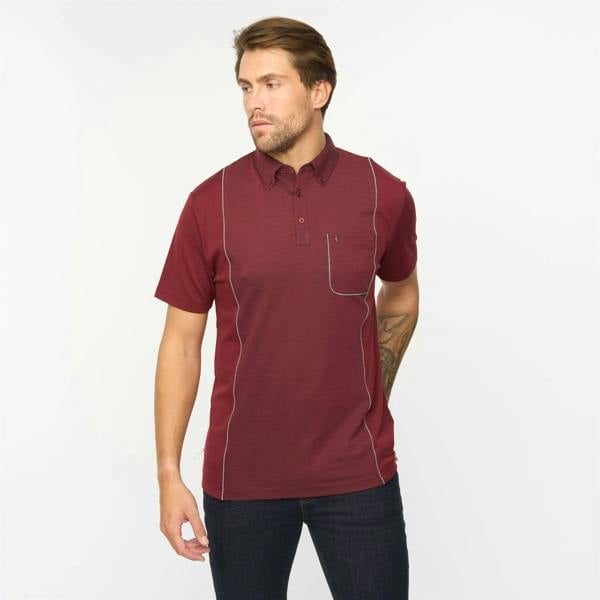 Gabicci G55X03 Fancy Short Sleeve Jersey Shirt Gabicci Classic MULBERRY