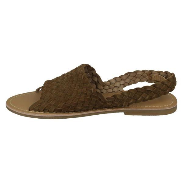 Leather Collection Ladies Leather Collection Slingback Sandals F00214