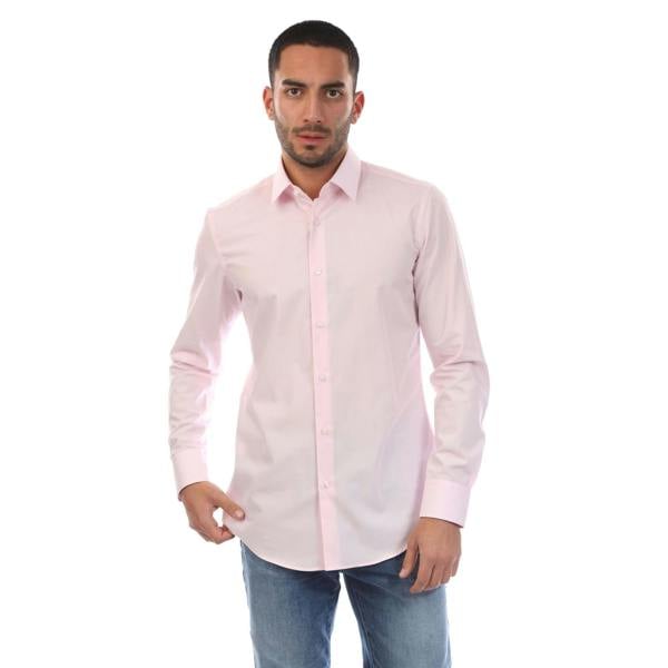 Boss Mens H-Hank-S-Kent Slim Shirt - Pink