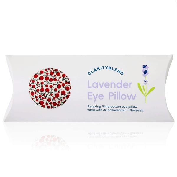 Clarity Blend Relaxation Eye Pillow Red Berry Pattern