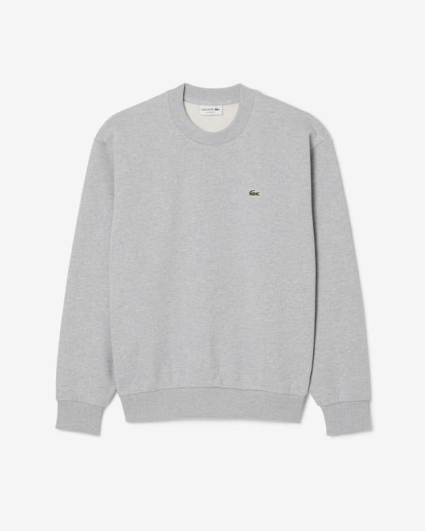 Lacoste Fleece Mens Classic Fit Sweater - Silver Chine CCA