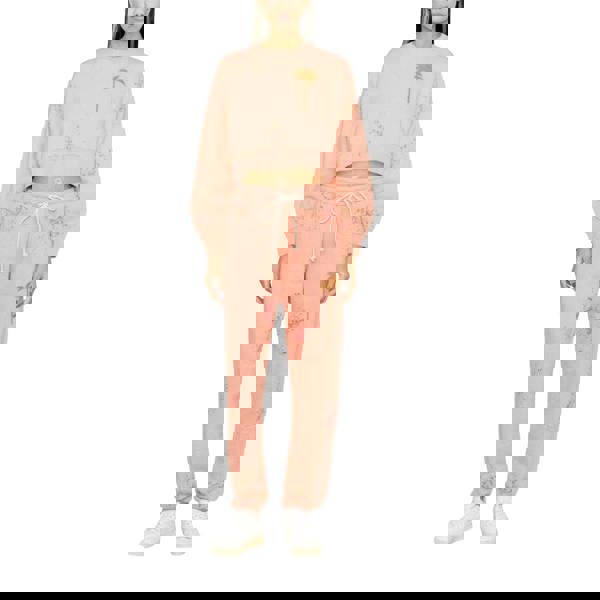 Palm Angels Womens/Ladies Painted Cropped Sweatshirt - Pink - 