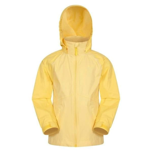 Mountain Warehouse Childrens/Kids Torrent II Waterproof Jacket - Pale Yellow - 