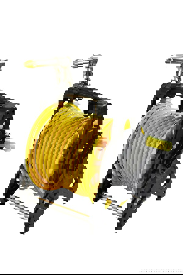 Living and Home 35m Portable Garden Watering Hose Reel Set