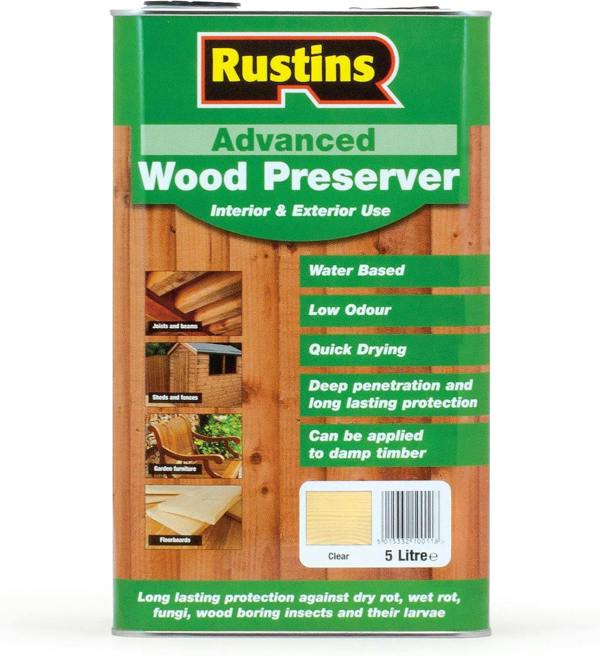 Rustins Advanced Wood Preserver Clear