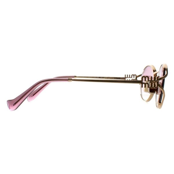 Miu Miu Sunglasses MU52YS 5AK06S Gold Brown Gradient Violet