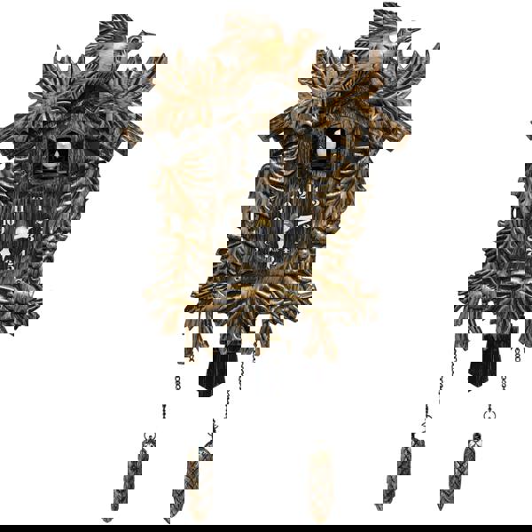 WALPLUS WC2053 - Brown Vintage Cuckoo Clock