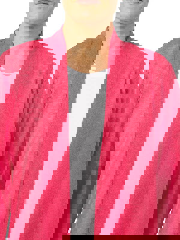 PennyPlain Cardi 3qs - Crimson