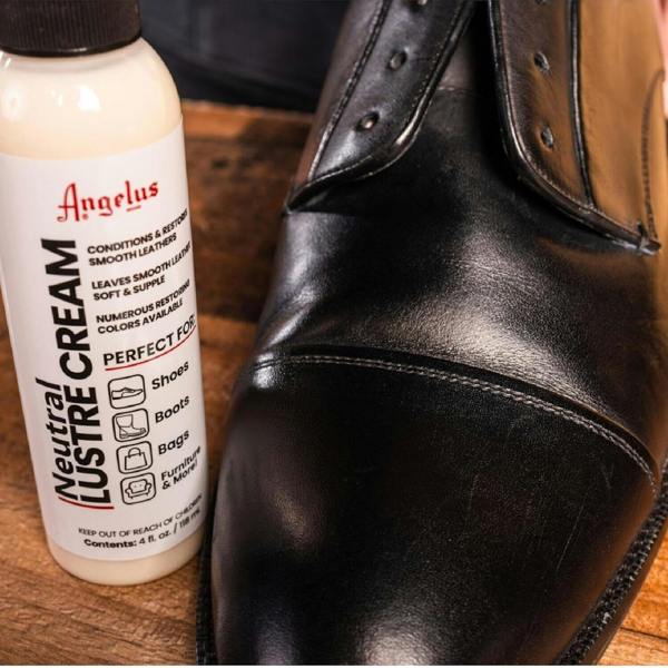 Angelus Lustre Cream - Water-Based Leather Conditioner and Polish 4oz
