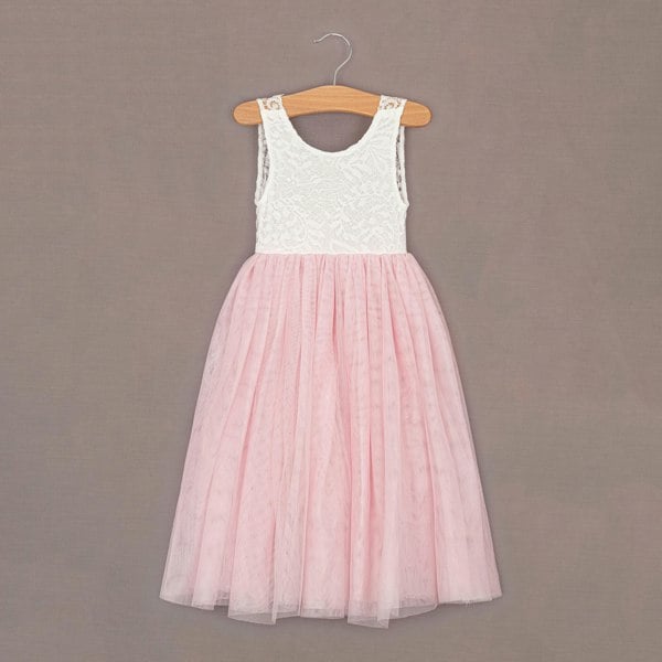 Baby Pin k sleeveless style dress