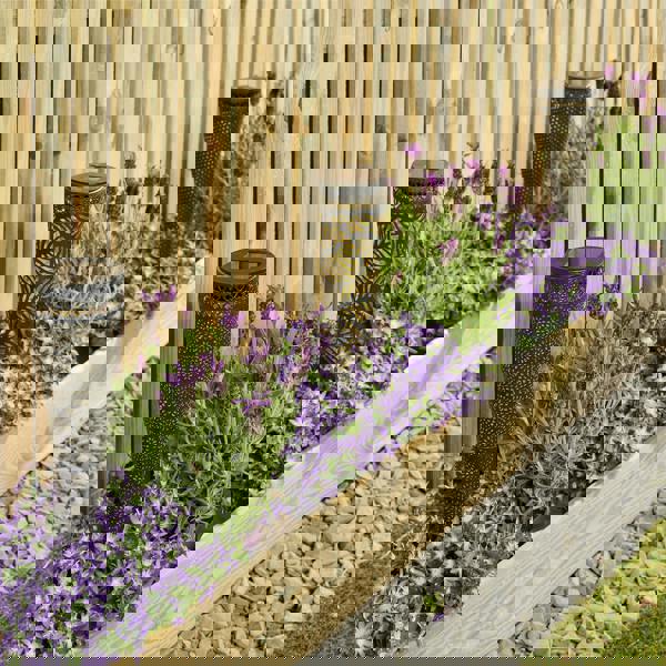 Luxform Solar Guernsey Torch Light Flower Design 13Pk