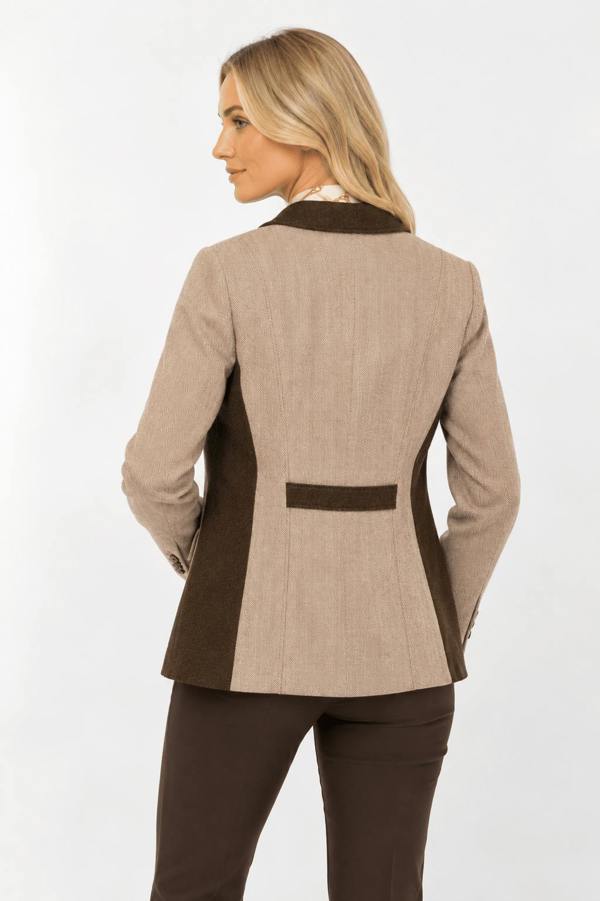 Claudio Lugli Heritage Herringbone Riding Womens Jacket