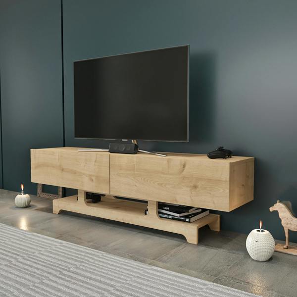 Decorotika Tera Modern TV Stand TV Cabinet for TV's up to 72"