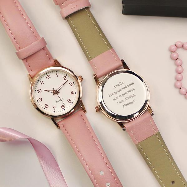Personalised Girls Watch - alternative angle