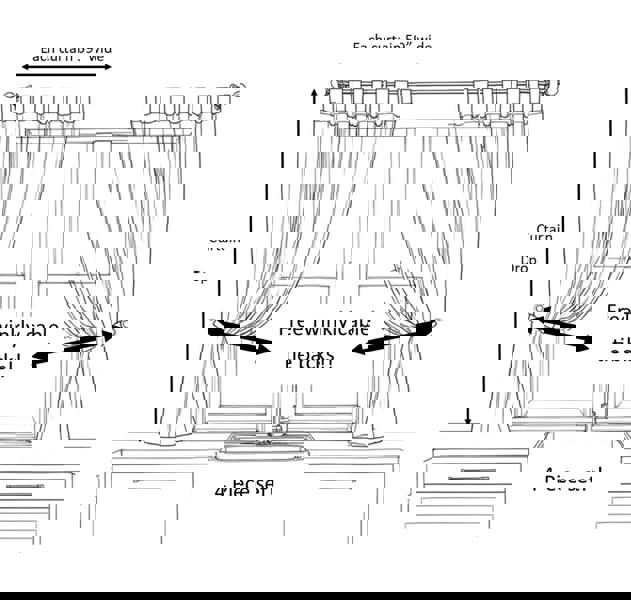 Luxury Living Voile Tab Top Curtain Pair with Crystal Tie Backs Sheer Window Panels