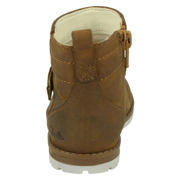 Clarks Girls Clarks Casual Ankle Boots Dabi Trim