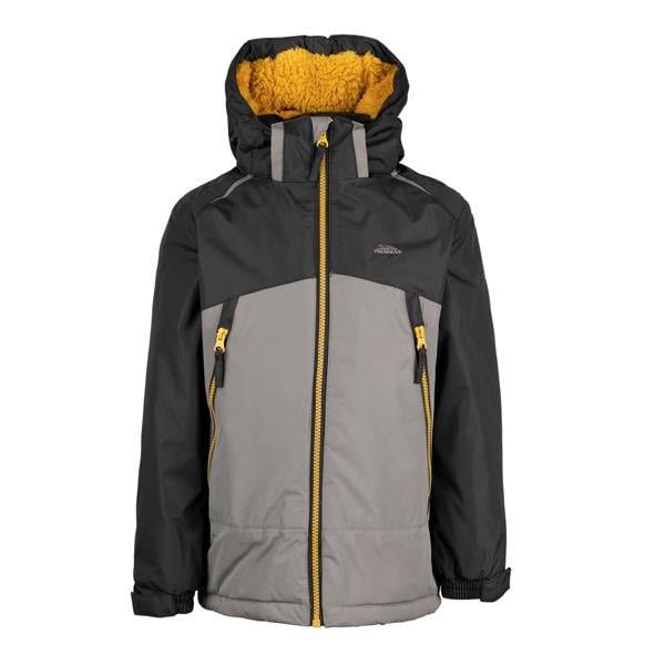 Trespass Childrens/Kids Discover Contrast Zip Jacket - Storm Grey