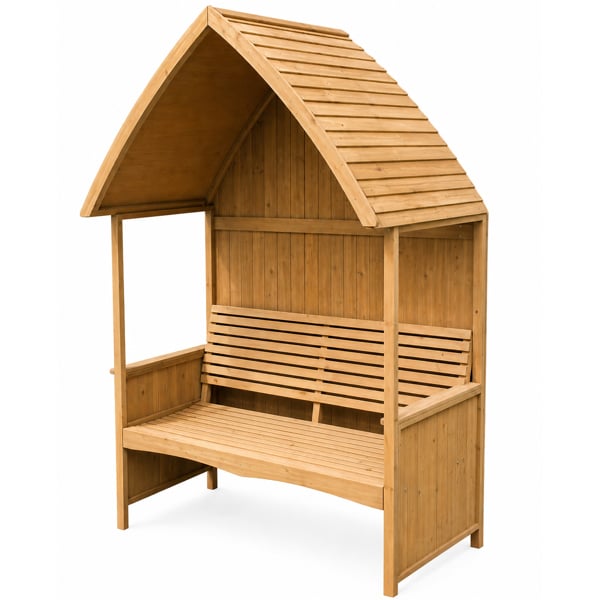 The Garden Marketplace Garden Arbour with Integral Bench