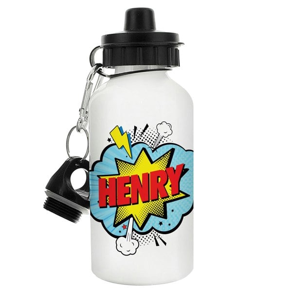 Personalised Memento Company Personalised Super Hero Drinks Bottle