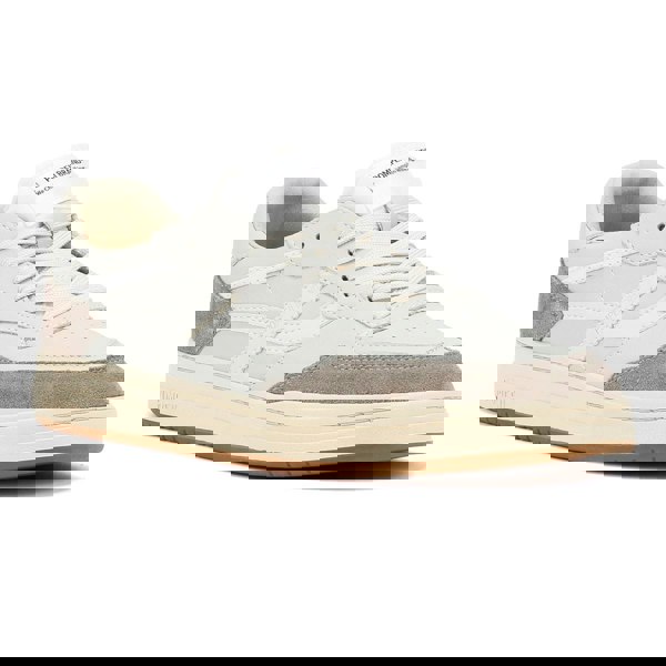Pompeii Elan Leather Men's Ecru/Taupe Trainers