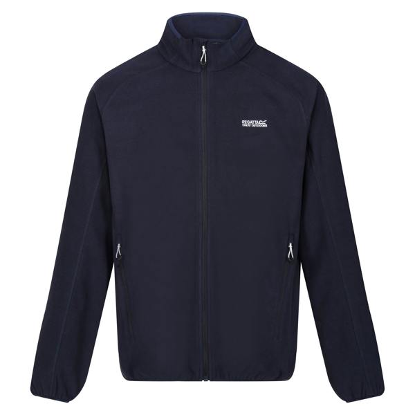 Regatta Mens Hadfield Full Zip Fleece Jacket - Navy - 