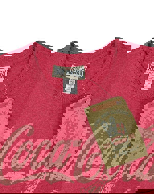 Junk Food Clothing Mens Red Logo Short Sleeved T-Shirt