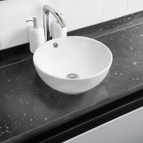 Limoge 7467 Ceramic Vert Coned Countertop Basin