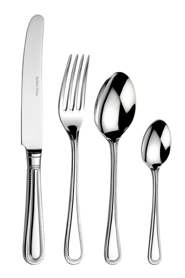 Arthur Price 'Bead' Stainless Steel 48 Piece 12 Person Gift Boxed Cutlery Set