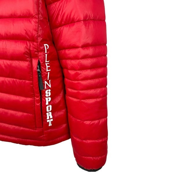 Plein Sport Plain Padded Jacket - Red