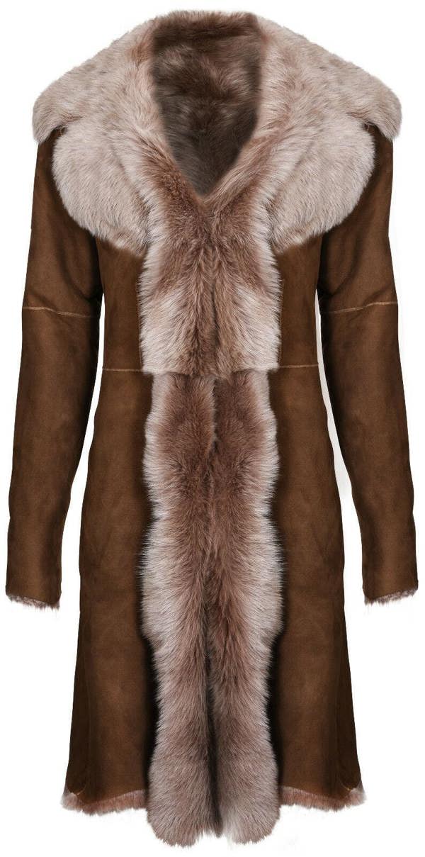 Infinity Leather Womens Toscana Sheepskin Suede Trench Coat-Tbilisi