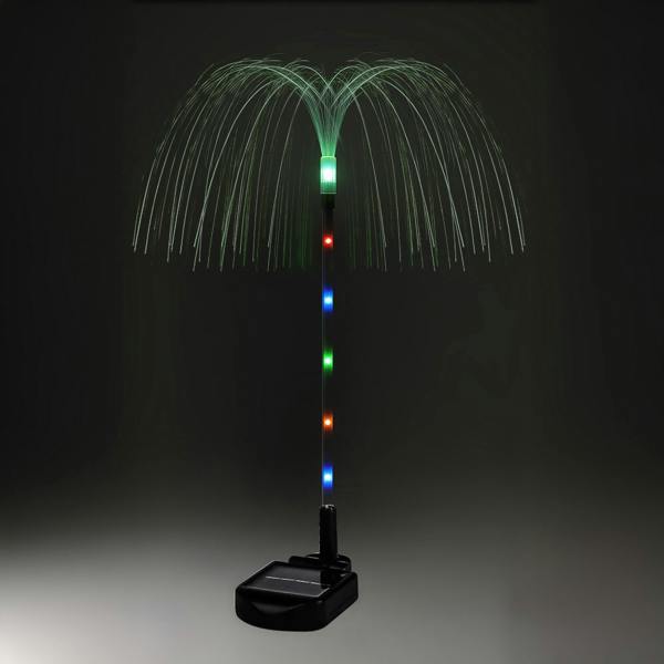 Gardenwize Pack of 4 Solar Jellyfish Stake Lights – Colour Changing LED Garden Lights