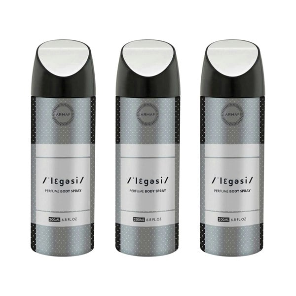 ARMAF Legasi For Men Body Spray 200ml, Pack of 3