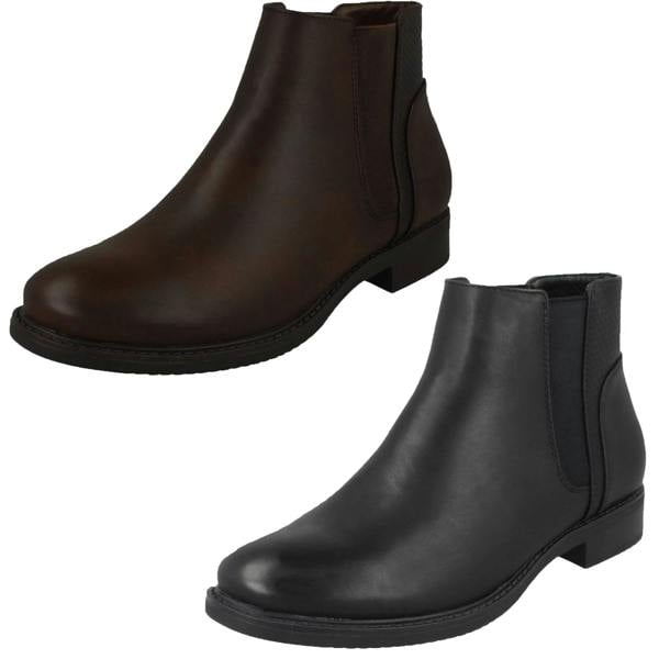 Spot On Ladies Spot On Flat Ankle Boots F51023