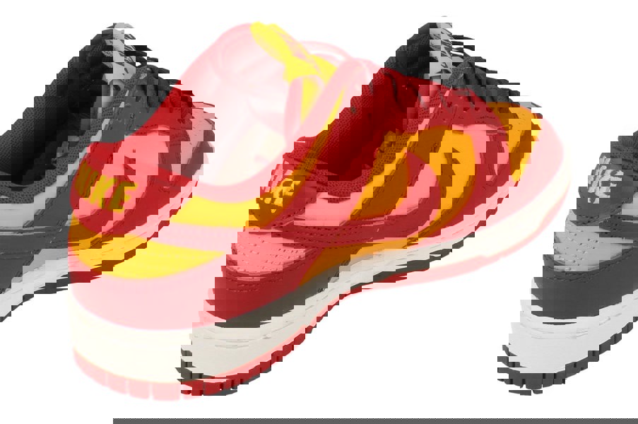 Nike Dunk Low Retro Mens Trainers Dd1391 701 - Midas Gold Tough Red White 701 - Photo 2