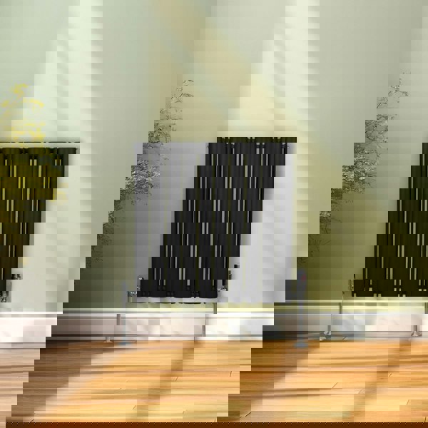 Monstershop Oval Column Radiator – 600mm x 600mm - Black