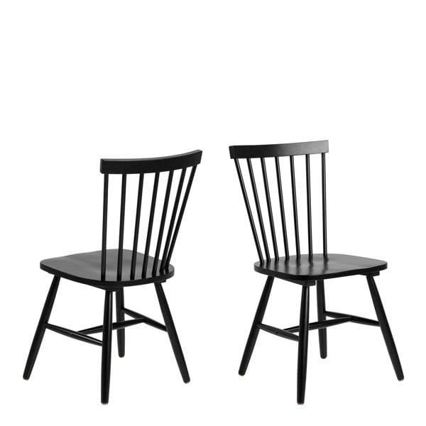 Furniture To Go Riano Dining Chairs in Black Set of 2