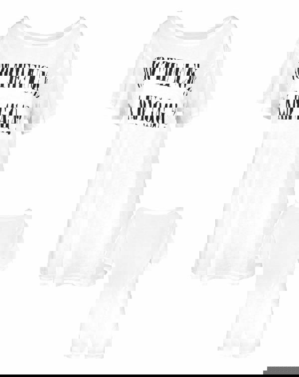 Blood is the New Black Womens White Lady Gaga - Text Short Sleeved T-Shirt (One Size)