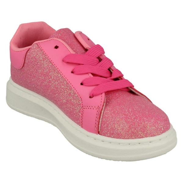 Spot On Girls Spot On Star Detailed Glitter Trainers H2642