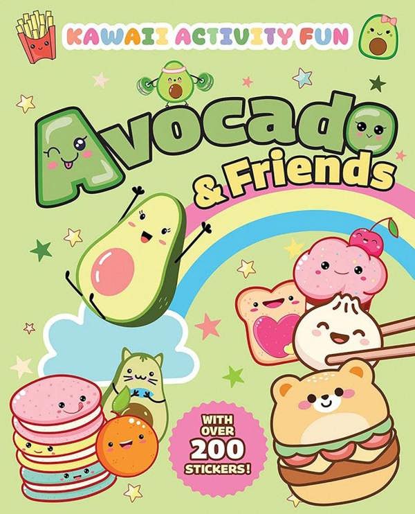 Avocado & Friends: Kawaii Activity Fun (With Over 200 Stickers!)