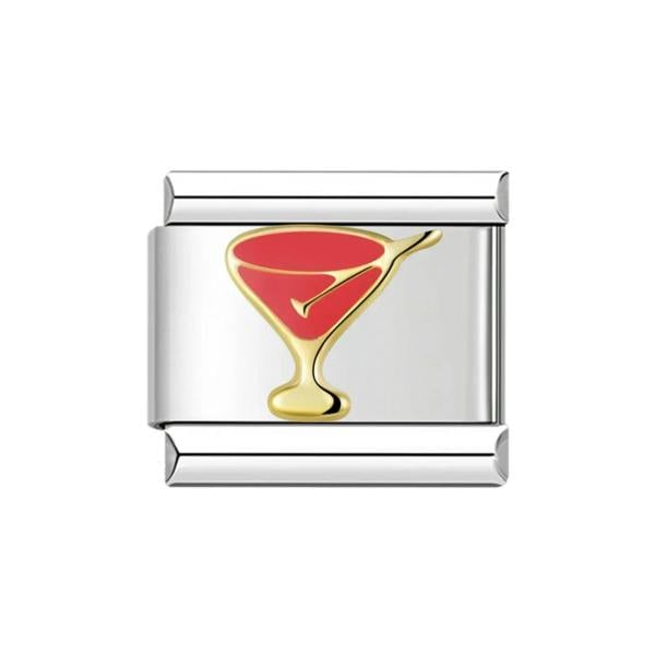 Serafina Martini Cocktail Glass | Italian Style Bracelet Charm