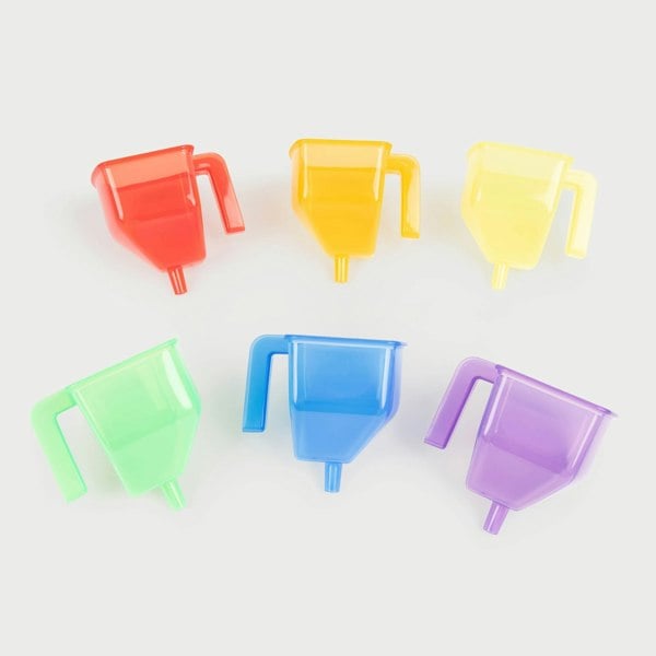 tickit Translucent Colour Buckets, Funnels & Jugs Set