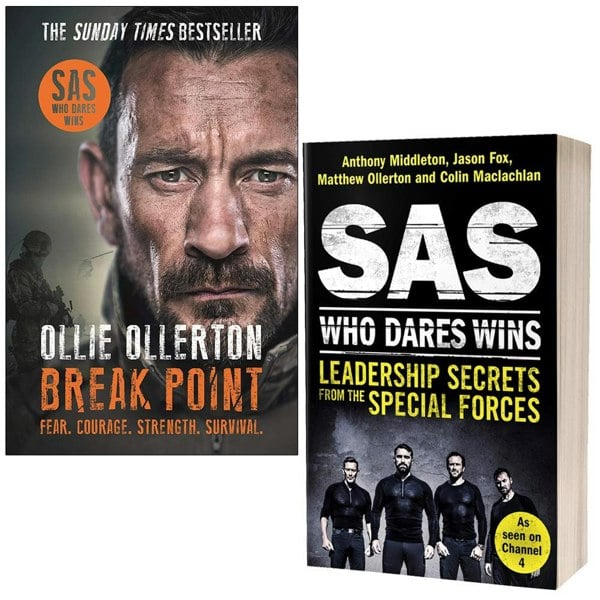 BLINK Publishing Break Point By Ollie Ollerton & SAS Who Dares Wins By Anthony Middleton