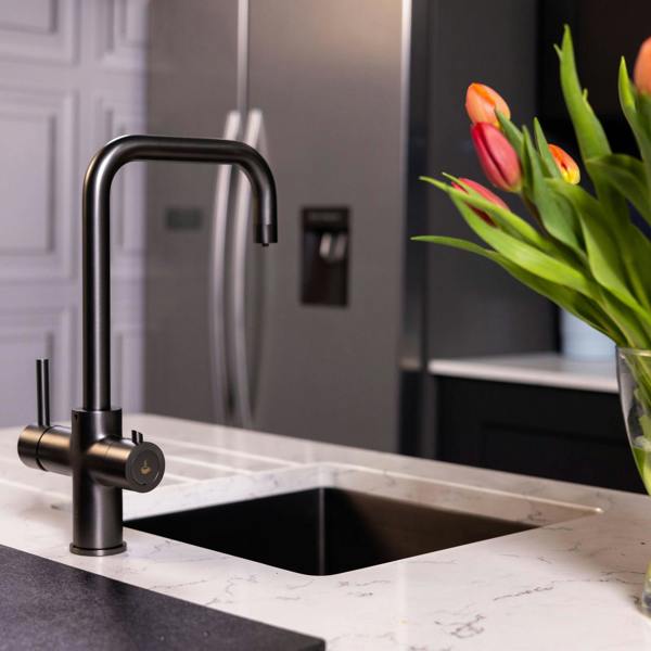 Flode tre | 3 in 1 Boiling Water Tap | Gun Metal Finish
