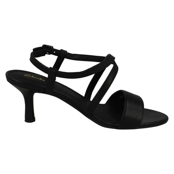 Clarks Ladies Clarks Strappy Heeled Sandals Amali Buckle