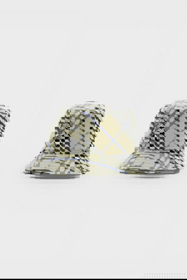 Burberry Check EKD Cotton Blend Bucket Hat Beige