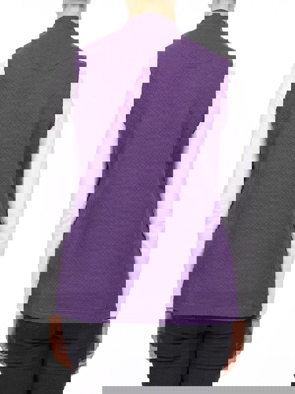 PennyPlain Lightweight Gilet - Mulberry